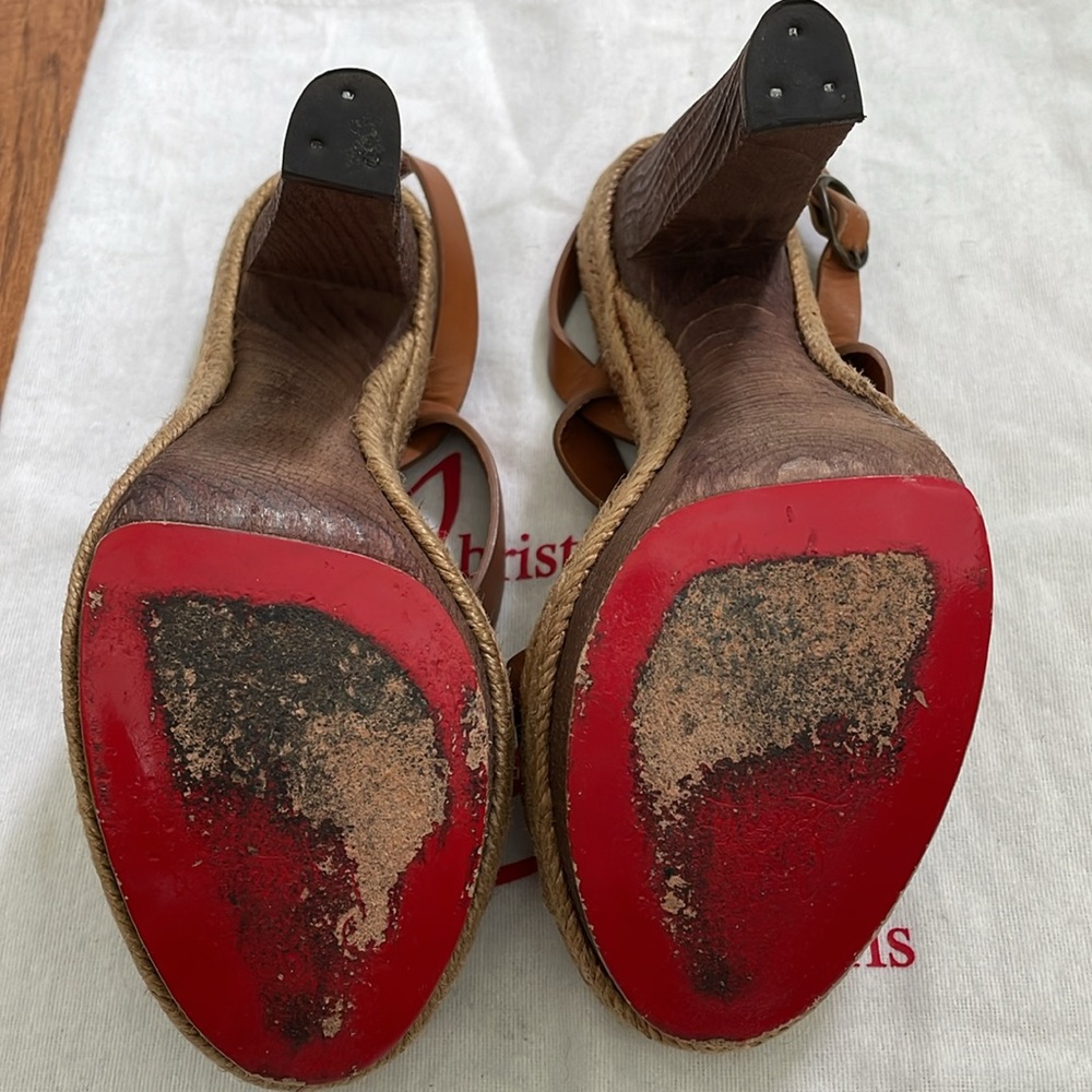 Christian Louboutin Brown Espadrilles - Picture 5 of 6